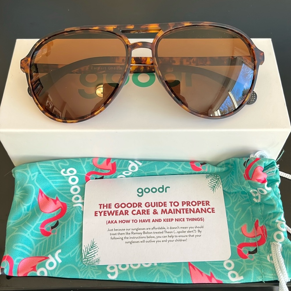 Goodr Mach G Aviator Sunglasses LIKE NEW